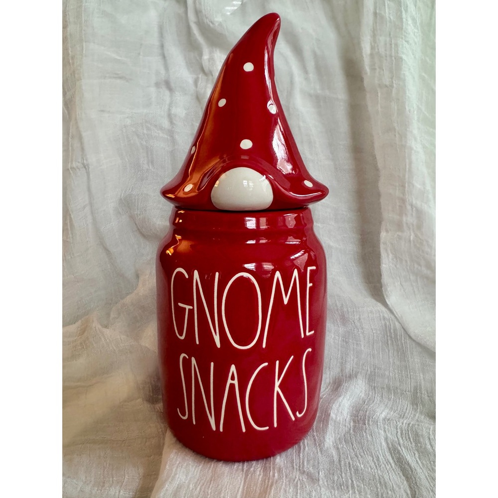 Rae Dunn Artisan Collection by Magenta "GNOME SNACKS" Canister